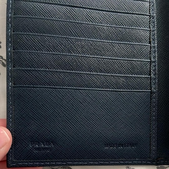 Prada navy travel wallet - Picture 4 of 5